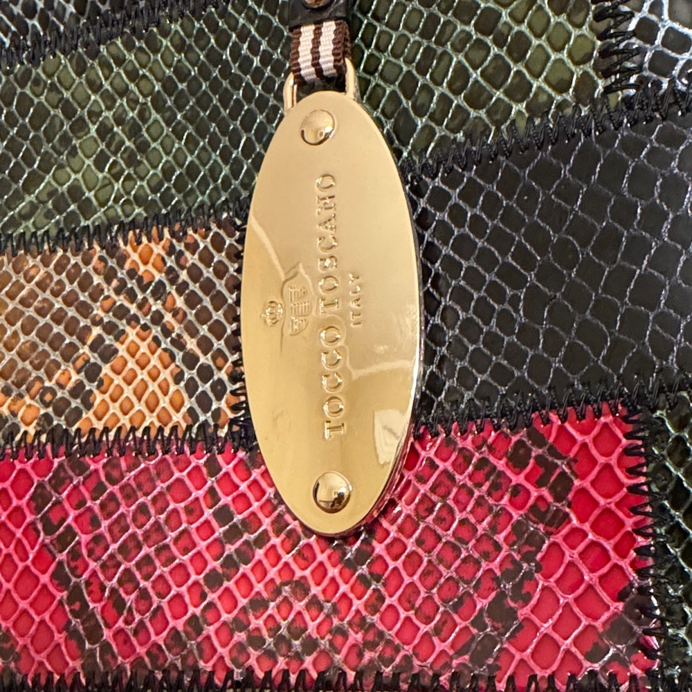 Tocco Toscano Multicolor Patchwork Handbag - image 5